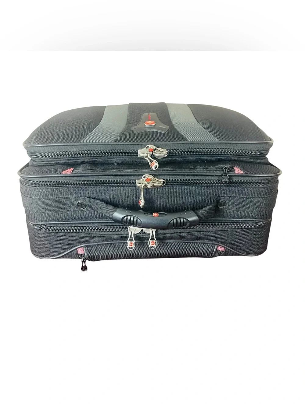 SwissGear Granada Black Laptop Rolling Carry On Briefcase Carry On